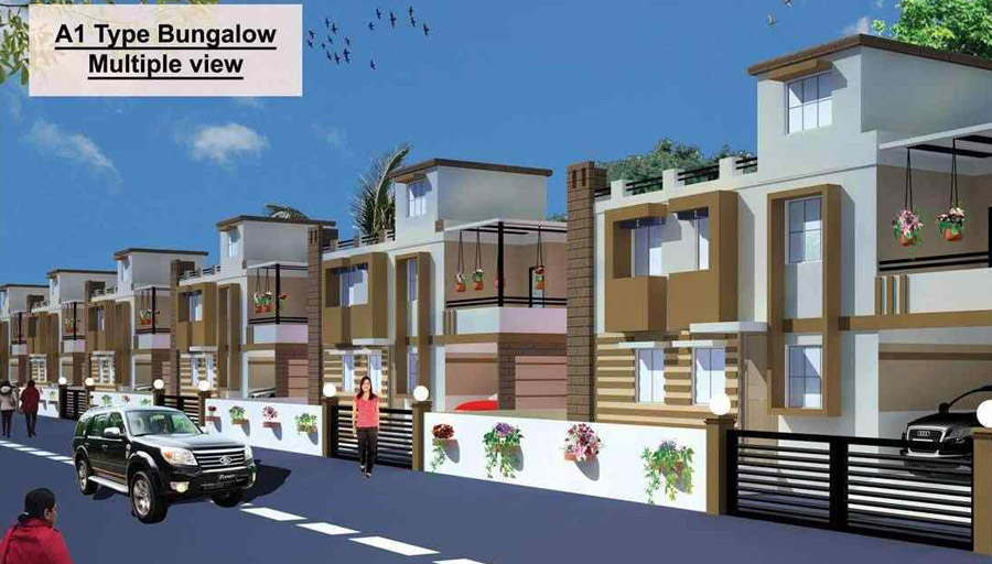A1 Type Bungalow- Multiple View